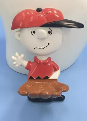 Vintage 1974 AVON Charlie Brown Baseball Mitt Soap Holder Dish Baseball • $6