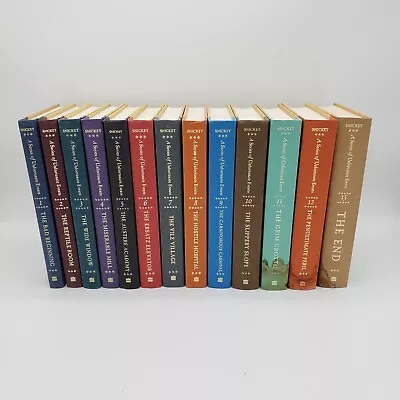 A Series Of Unfortunate Events By Lemony Snicket Books 1-13 Complete Set • $54.95