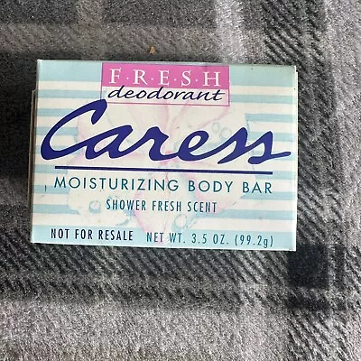 New Vintage Caress Shower Fresh Deodorant Moisturizing Body Bar Soap 3.5 Oz • $4.99