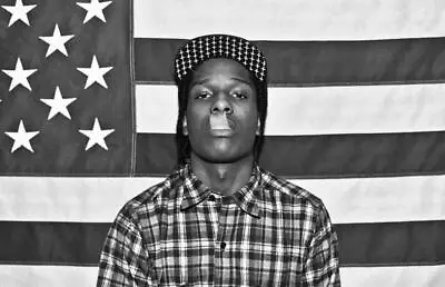 Long Live Asap Rocky USA Flag Poster Large 24x36 Music Hip Hop Rap Art Print New • $19.95