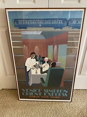 Original Venice Simplon 1981 Orient Express Poster By Pierre Fix-Masseau France • $125