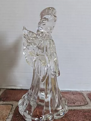 Vintage Mikasa Leaded Crystal Praying Angel Candle Holder Orginal Sticker  • $18