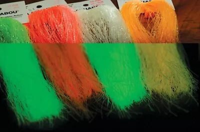 GLOW IN THE DARK FLASHABOU FLASH Fly & Jig Tying Material By Hedron • $6.99