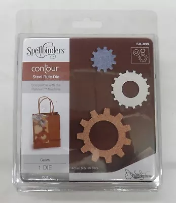 Spellbinders Contour  GEARS  Steel Rule Die Cutting & Embossing Templates  • $14.96