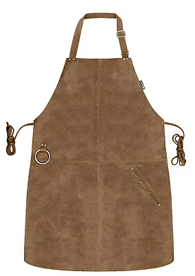 Riparo Leather Apron For Men Women Kitchen BBQ Butchers Grilling Cooking Barista • $39.97