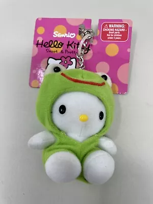 VTG 2002 Sanrio Nakajima Hello Kitty Keroppi Frog Costume Plush Keychain • $79.95