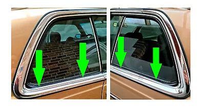 Set Outside Sealing Rails Rear Window Fits With Mercedes W123 C123 CE CD Coupe • $219