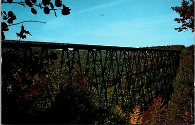 Postcard~Mt. Jewett Pa.~Kinzua Railroad Bridge~Viewed From Lookout~Unposted • $5.95