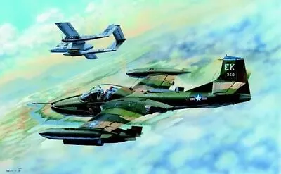 1/48 Trumpeter US A37B Dragonfly Light Ground Attack Aircraft • $37.11