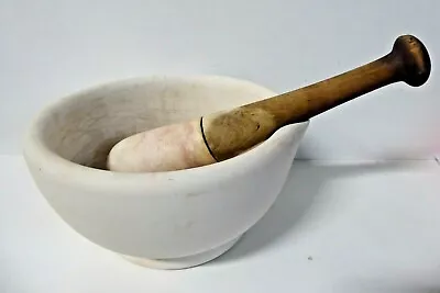 Large Scientific Laboratory Porcelain Mortar & Pestle  Acid Proof Made England • $229