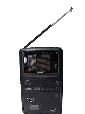 Sony GV-8 Video8 Walkman Hi8 Recorder 8mm No Battery Or Charger For Parts Repair • $41.95