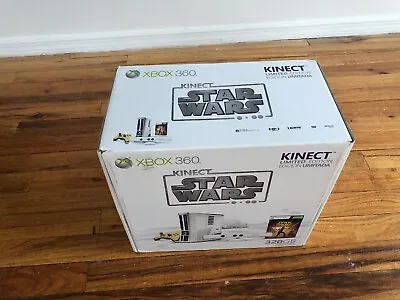 Microsoft Xbox 360 Kinect Star Wars Limited Edition 320GB  White Console Sealed • $2100