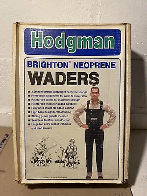 $59.70 • Buy Hodgman Lakestream Stocking-Foot Overall Neoprene Waders Men’s L Reg Style 13443