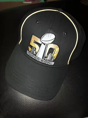 NFL SUPER BOWL 50 Hat Cap - Adult One Size - Vince Lombardi Trophy - Pepsi Logo • $25