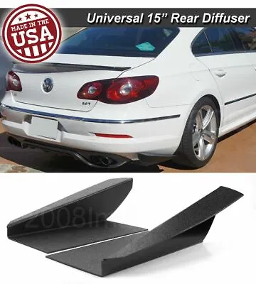 15" Gen 3 Rear Bumper Lip Winglet Apron Splitter Diffuser Canard For Ford • $31.87