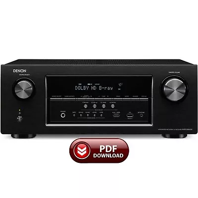 For Denon AVR-X2100W AVR-S900W SERVICE REPAIR MANUAL • $15.99