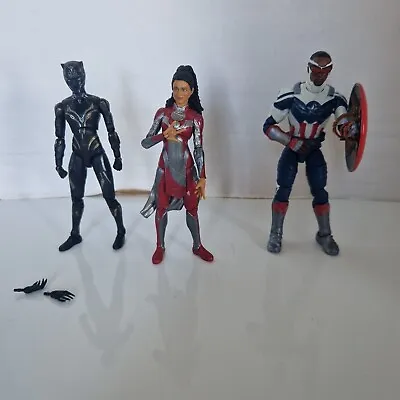 Marvel Legends Bundle Hasbro Black Panther Captain America Mcu Eternals  • £0.99