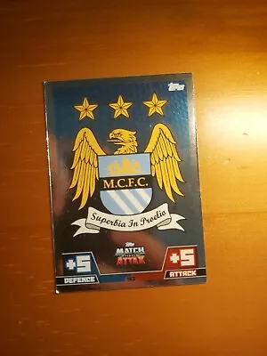 Man City Badge 2014/15 Match Attax • £1.80