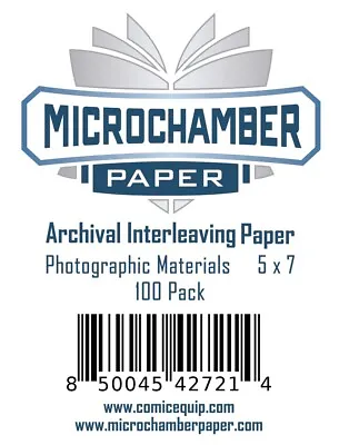 MicroChamber Interleaving Paper For Photographic Materials 5 X 7 • $18.56