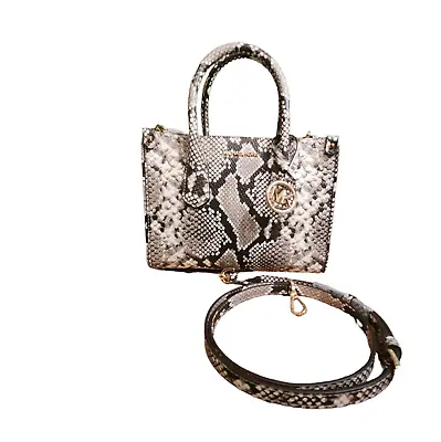 Michael Kors Maple Small Satchel Animal Print Snakeskin • $135