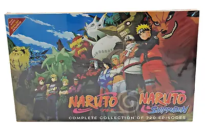 DVD Naruto Shippuden Vol 1-720 Complete Collection English Dub Fast Shipping • $158.99
