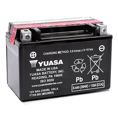 Yuasa Battery Maintenance Free AGM YTX9-BS • $86.60