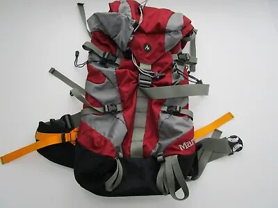 Mens Medium Marmot Eiger 36 Red Hiking Camping Backpack • $77