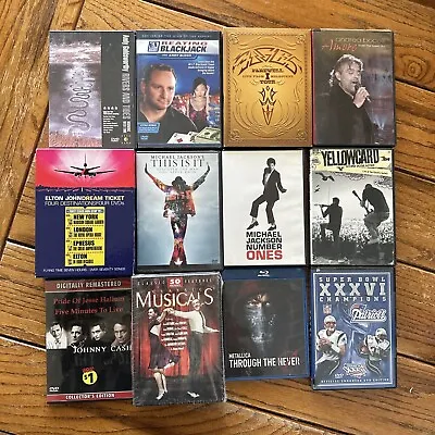 DVD Lot (12) #166 (The Eagles Elton John Michael Jackson Metallica Etc..) • $29.99