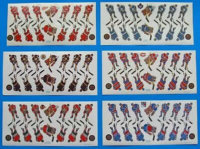 Coleco Original 1980's NHL Table Hockey Game Single Decal Sticker Teams (23) • $8.12
