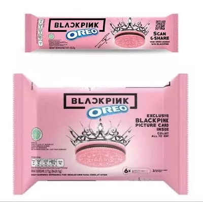 BLACKPINK OREO 6 Packs 171 Gr EXCLUSIVE Blackpink Picture Card Inside (RANDOM) • $40