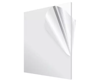 Acrylic Plexiglass Plastic Sheet 0.125” - 1/8  Thick - You Pick The Size Clear • $27.63