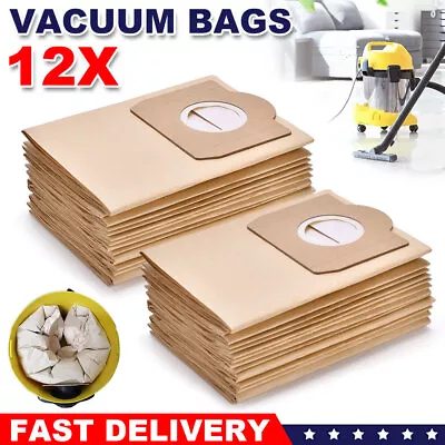 12 PACK For KARCHER Vacuum Bags WD3 WD3.5P Premium MV3 MV3P WD3.300M A2504 A2204 • $25.85