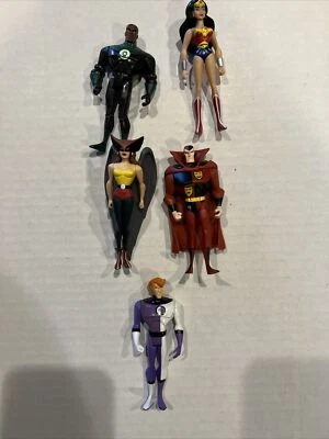 $26 • Buy Justice League Unlimited Elongated Man ￼Hawk  Girl Wonder Woman GL Psycho Pirat