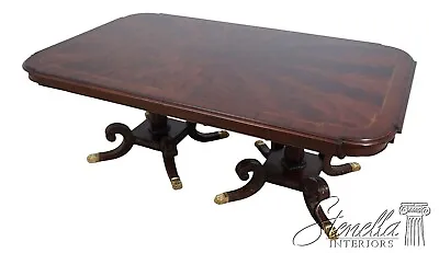 L60319EC: COUNCILL CRAFTSMEN Regency Style Mahogany Dining Room Table • $5895