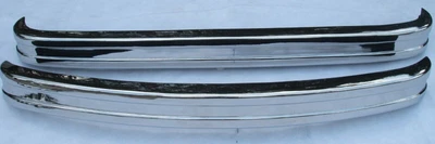 VW T2 Bay Late Window Bus(72 -79) BUMPERS STAINLESS STEEL POLISHED SUS Grade 304 • $1179.99