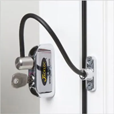 Jackloc Pro-5 Key Locking Window Restrictor Chrome (JACKCH) • £32.80