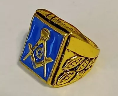 Silver Mason Ring Size 7 Master Mason Knights Templar Freemason Scottish Rite  • $7.99