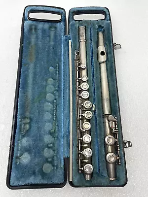 VINTAGE YAMAHA YFL-22S SILVER PLATED FLUTE YFL 22s • $122