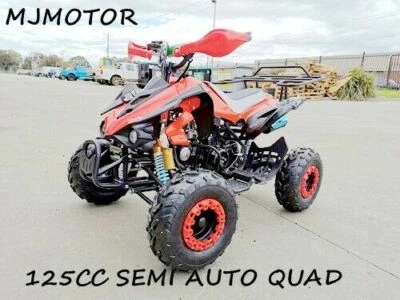 $995 • Buy  125CC ATV Sport Quad Dirt Bike 4 Wheel Buggy Go Kart Semi Auto 3+1 Ranger Red