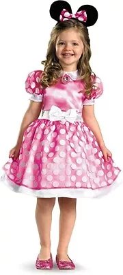 Preowned- Adorable Official Disney Minnie Mouse Pink Dress Costume-Toddler S(2T) • $15.45