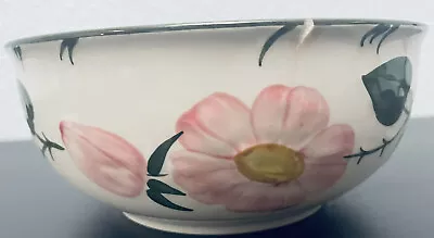 Villeroy And Boch Wild Rose Vegetable Serving Bowl Pink Green Floral Germany • $9.99