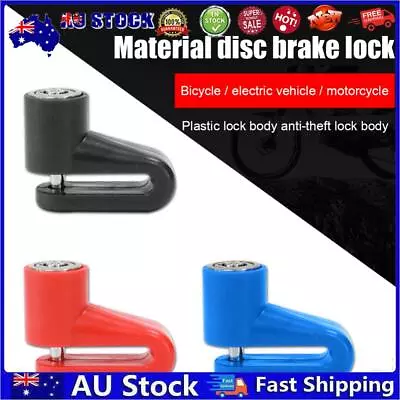 AU Electric Scooter Disc Brake Lock Anti Theft Keyless For Mountain Bike For M36 • $8.13