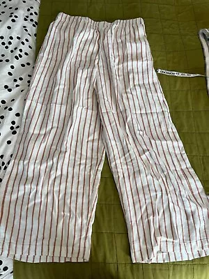 £40 • Buy OSKA, Stripped Linen Women S Trouser, Size 4