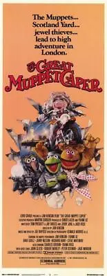 THE GREAT MUPPET CAPER Movie POSTER 14 X 36 Charles Grodin Diana Rigg A • $24.95