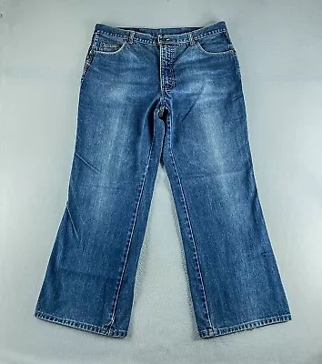 Vintage 80's Sasson Mens Jeans Blue Tag Size 38x30 Medium Wash USA • $33.78