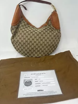 GUCCI GG MONOGRAM HOBO BAG (mee-cmr) (PPJ041698) • $399.95