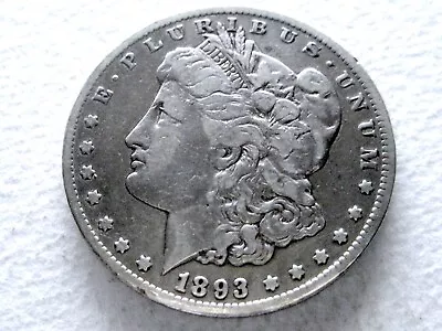 1893-CC Morgan Dollar Rare Date Carson City - (4-25)++++ • $272.50