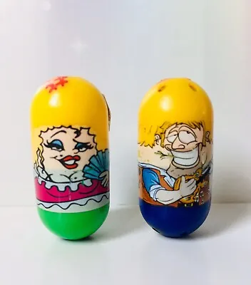 VINTAGE Mighty Beanz #28 Burlesque #22 Country Western Figure Lot Of 2 • $11.95