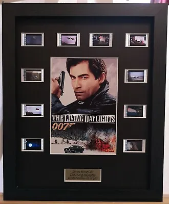 James Bond 007 The Living Daylights 10 X8  35mm FilmCell Display Framed/Unframed • £30