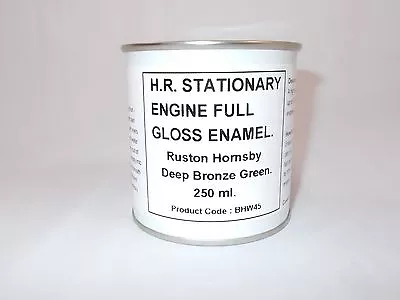 £13.45 • Buy 1 X 250ml Ruston Hornsby Deep Bronze Green. Stationary Engine Gloss Enamel Paint